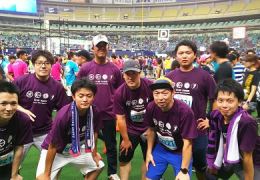 ナゴヤドーム６時間リレーマラソン２０１７　４２．１９５ｋｍリレーマラソンの部へ参加しました。